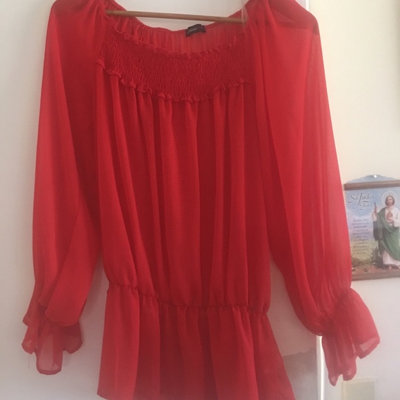 Red blouse - Picture 1 of 1