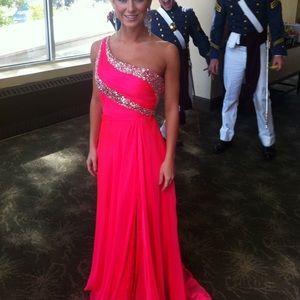 Pink Macduggal gown