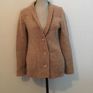 Cream and tan warm sweater