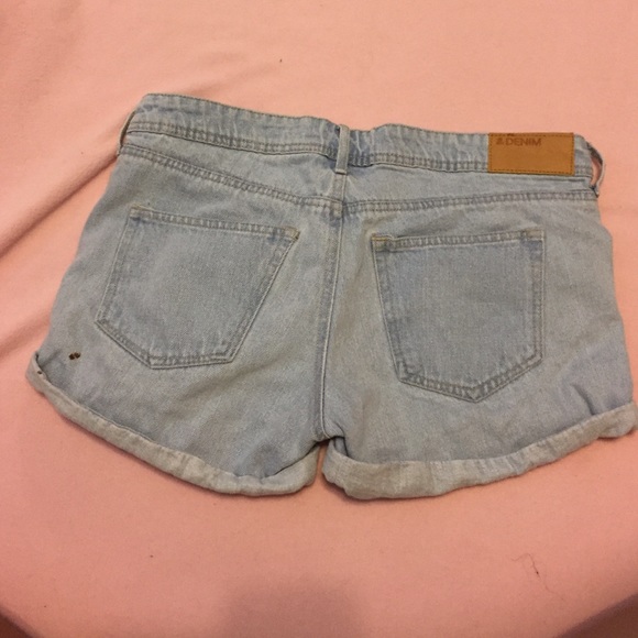 denim shorts - Picture 2 of 2
