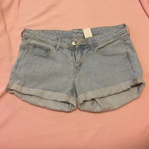 denim shorts