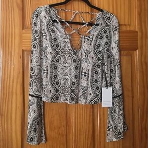 Kendall and Kylie Caged Crop Top