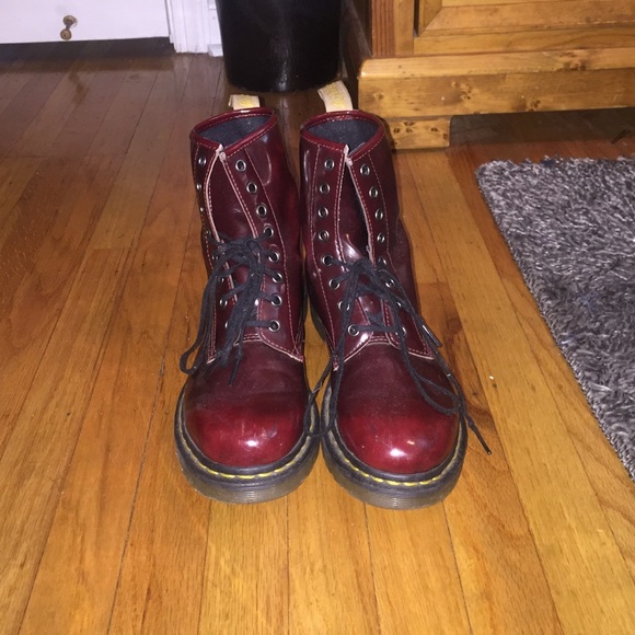 Patent Leather Dr. Marten Boots