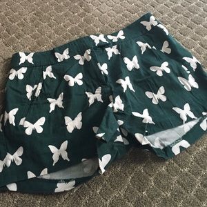 JCREW butterfly shorts