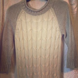 Knit, half length, sweater