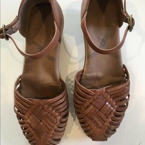 Michelle D Leather Sandal