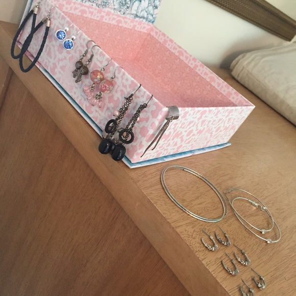 BUNDLE OF EARRINGS - 10 SETS & EAR CUFF!!!