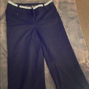 Black Express Cropped Dress Pants