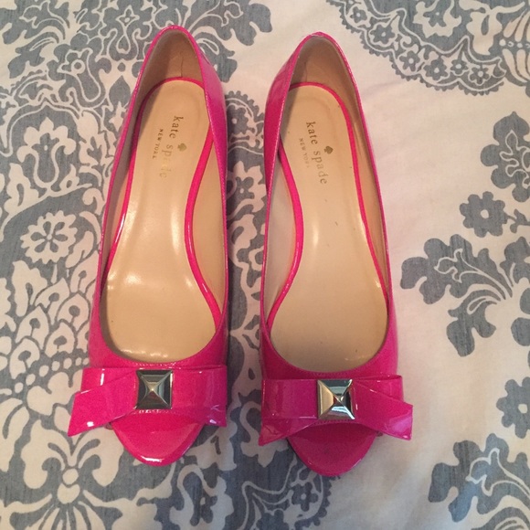 Kate Spade peep toe shoes