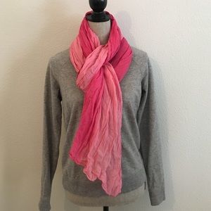 Ombré pink scarf