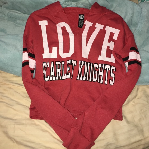 over sized crop sweatshirt