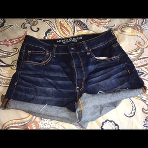 size 12 high waisted american eagle shorts