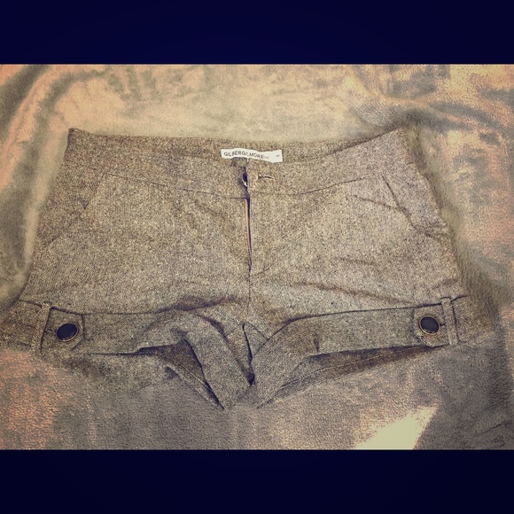 Grey Tweed Shorts - Picture 1 of 2