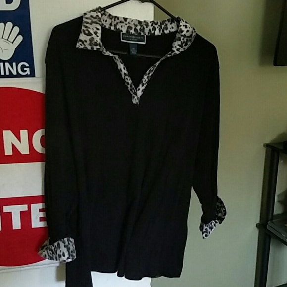 Karen scott long sleeve shirt