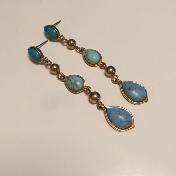 Ralph Lauren Turquoise Teardrop Earrings