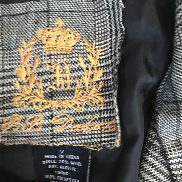 Grey Plaid Blazer - Picture 2 of 2