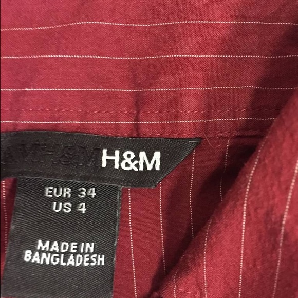 Red Striped Dress Shirt - Picture 2 of 2