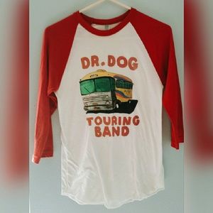 Dr. Dog Touring Band Baseball T-Shirt