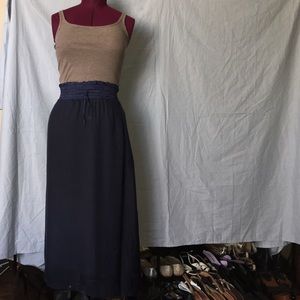 Maxi flowy blue skirt