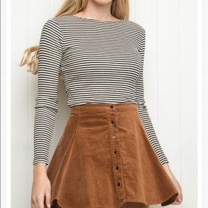 Corduroy Brandy Melville skirt