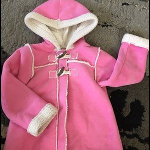 EUC! OshKosh Toddler Girl Pink Winter Coat!!