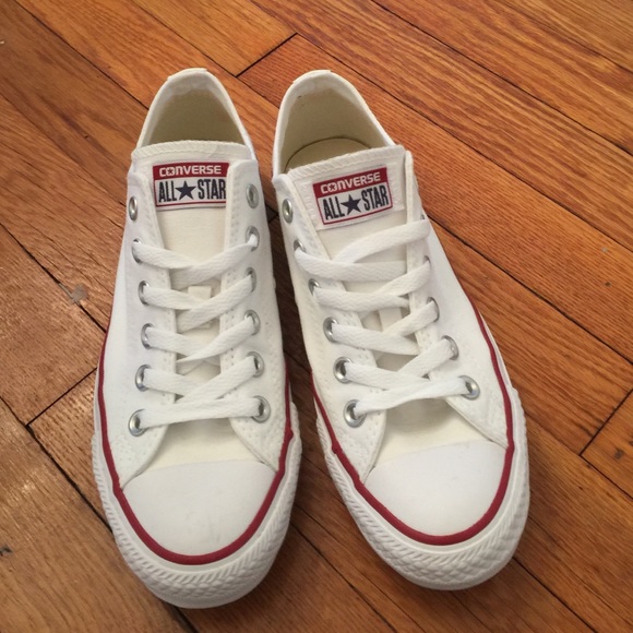 White Converse All Star's