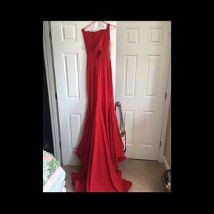 Jovani, Red Dress, Size 4