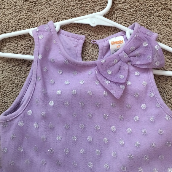 Adorable purple tutu dress with matching bloomers - Picture 2 of 2