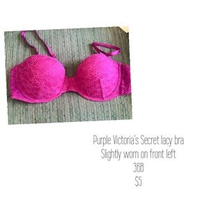 Purple bra