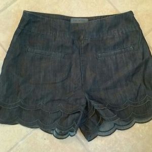 Ted Baker scalloped denim shorts