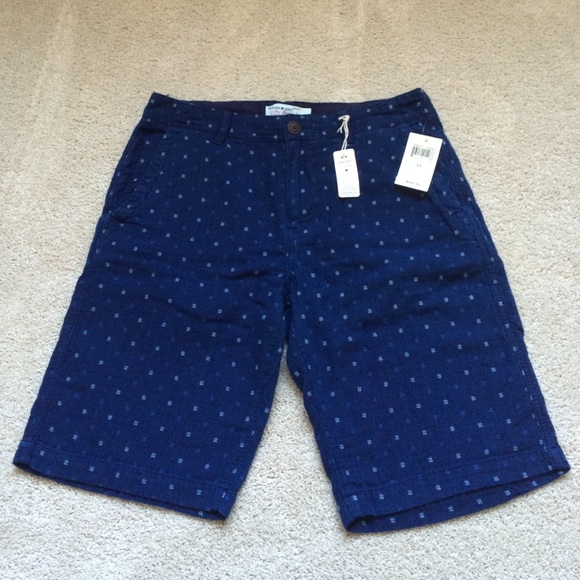 New Men's Lucky Brand Indigo Shorts Size 31
