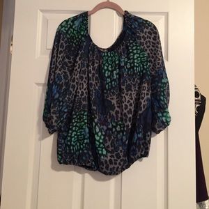 Multi Blue blouse