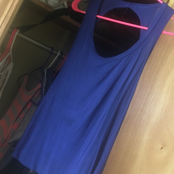 Royal blue top