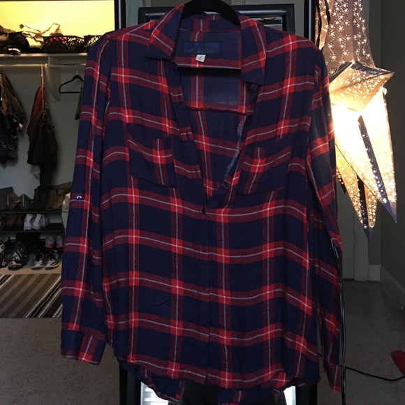 Navy & Red flannel • Francesca's