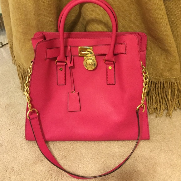 Michael Kors Lg. North South Hamilton Leather Tote