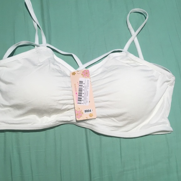 White bralette