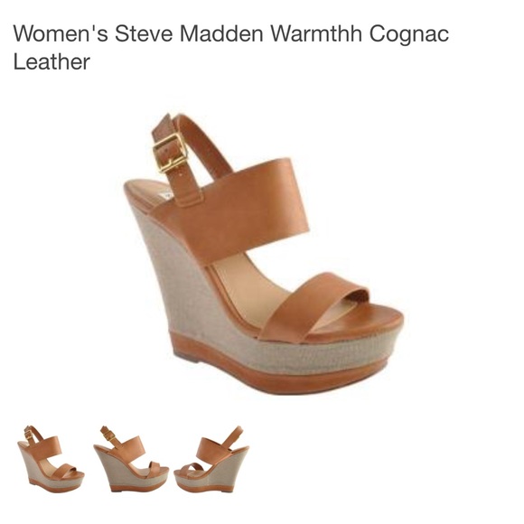 Steve Madden Warmthh-Cognac Sandals