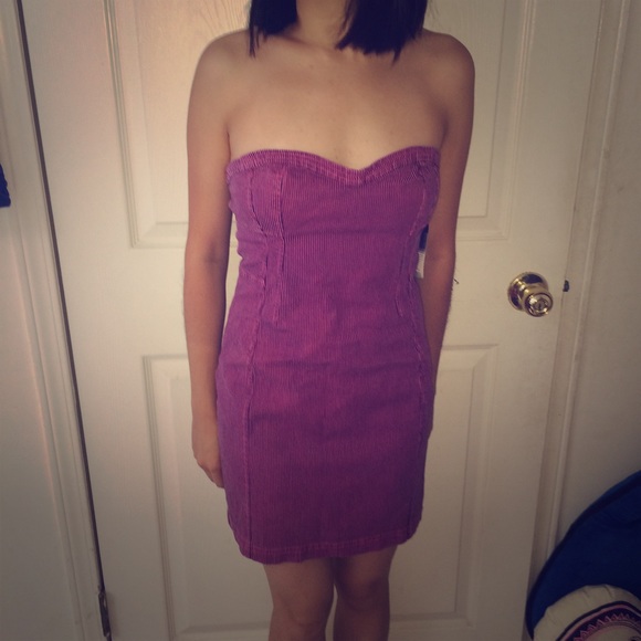 Pink/purple Corduroy Dress