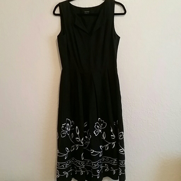 Linen garden dress