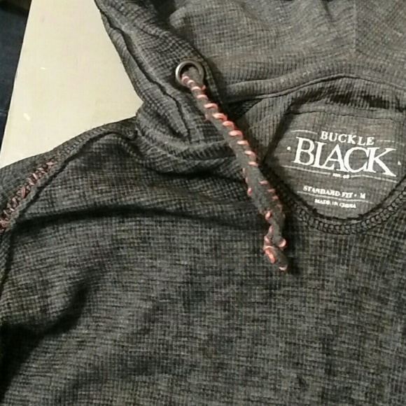 Buckle Black Hoodie