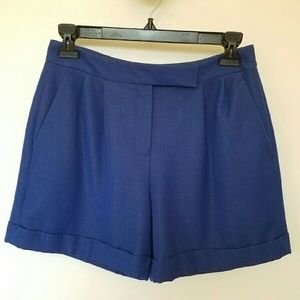 TAHARI Blue Trouser Shorts