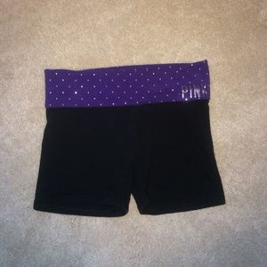 PINK VS YOGA SHORTS