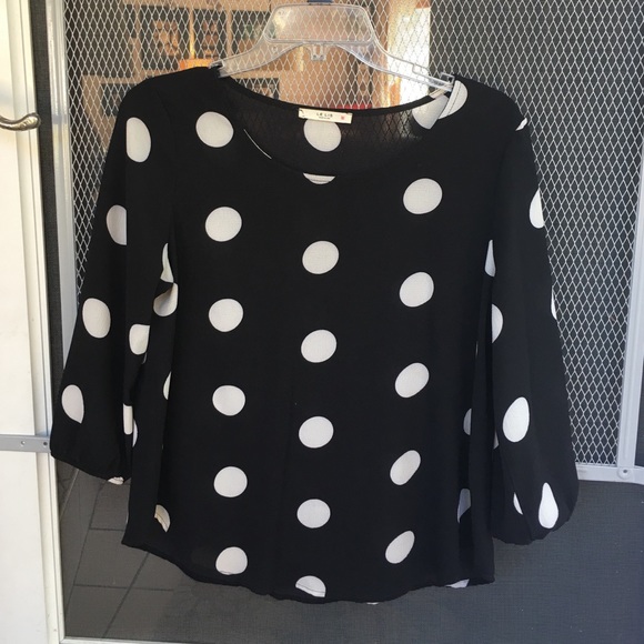 Polka dot top
