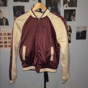 Forever 21 Silky Bomber Jacket