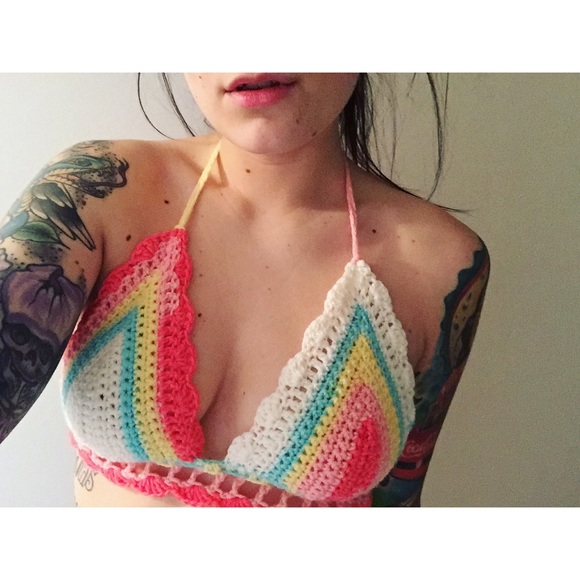Crochet bralette