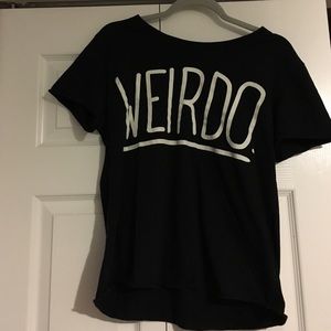 weirdo forever 21 tee