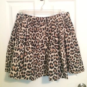 Kate Spade leopard skirt