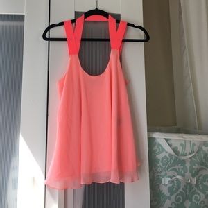 Bright pink top from Elizabeth and James!