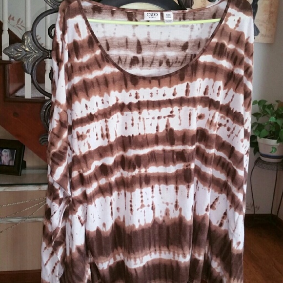Cato Tops - Cato tie dye shirt