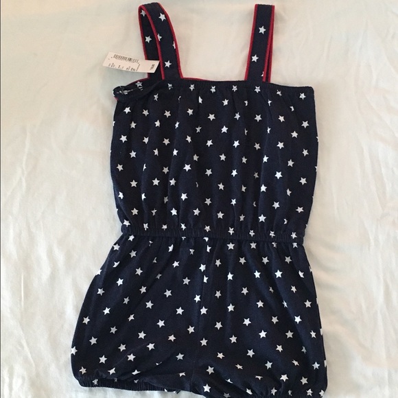 NWT The Children's Place Girls Star Romper - Picture 2 of 3